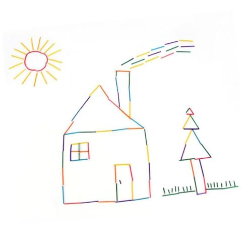 HEALSOPTHY 1000 Stück Holzstreichhölzer Kinderspielzeug Dekoration DIY Streichhölzer Bunte Streichhölzer Bunte Holzstäbchen Streichhölzer Bambus von HEALSOPTHY