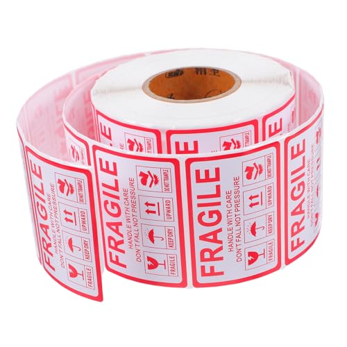 HEALSOPTHY 1000 Stück Zerbrechlich Versandaufkleber Selbstklebend Warnetiketten Für Kleine Unternehmen Verpackung Fragile Sticker Für Kartons Umzug Verpackung HEALSOPTHY 1000 Stück Zerbrechlich Versandaufkleber Selbstklebend Warnetiketten Für Kleine Unternehmen Verpackung Fragile Sticker Für Kartons Umzug Verpackung von HEALSOPTHY