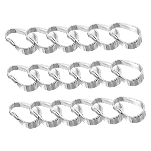 HEALSOPTHY 100Stücke Anhängerverschlüsse für Schmuck DIY Hochwertige Verbindungsschnallen Langlebiger Vielseitig Einsetzbar für Armbänder und Schlüsselanhänger von HEALSOPTHY