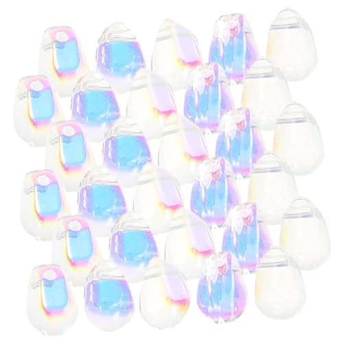 HEALSOPTHY 100Stücke Glasperlen für DIY Schmuckherstellung Handgefertigte Bastelperlen Wassertröpfchen für Armbänder und Bastelprojekte Ab Farbe HEALSOPTHY 100Stücke Glasperlen für DIY Schmuckherstellung Handgefertigte Bastelperlen Wassertröpfchen für Armbänder und Bastelprojekte Ab Farbe von HEALSOPTHY