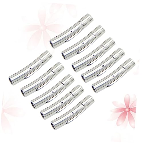HEALSOPTHY 10Stücke Armbandverschlüsse Endkappen für Schmuckherstellung Langlebige Schnallen für Armbänder für DIY Projekte und Handarbeit HEALSOPTHY 10Stücke Armbandverschlüsse Endkappen für Schmuckherstellung Langlebige Schnallen für Armbänder für DIY Projekte und Handarbeit von HEALSOPTHY