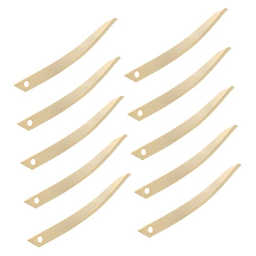 HEALSOPTHY 10Stücke Goldene DIY Ohrringe Teiliges für Schmuckherstellung Einfach zu Formen und Langlebig für Einzigartige von HEALSOPTHY