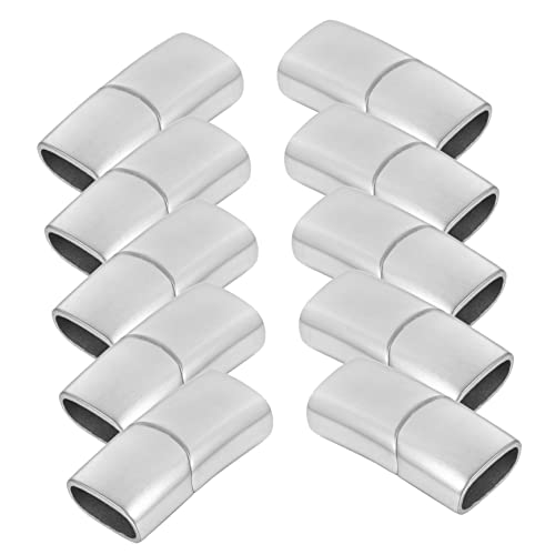 HEALSOPTHY 10Stücke Magnetische Schmuckverschlüsse Langlebige Einfache Verschlüsse für DIY Halsketten und Armbänder Glänzende Oberfläche HEALSOPTHY 10Stücke Magnetische Schmuckverschlüsse Langlebige Einfache Verschlüsse für DIY Halsketten und Armbänder Glänzende Oberfläche von HEALSOPTHY