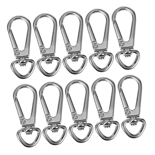 HEALSOPTHY 10Stücke Mehrzweck Klauenverschluss Praktische Klauenschließe für Taschen Robust und Rostfrei Installieren für DIY Projekte und Schlüsselanhänger HEALSOPTHY 10Stücke Mehrzweck Klauenverschluss Praktische Klauenschließe für Taschen Robust und Rostfrei Installieren für DIY Projekte und Schlüsselanhänger von HEALSOPTHY