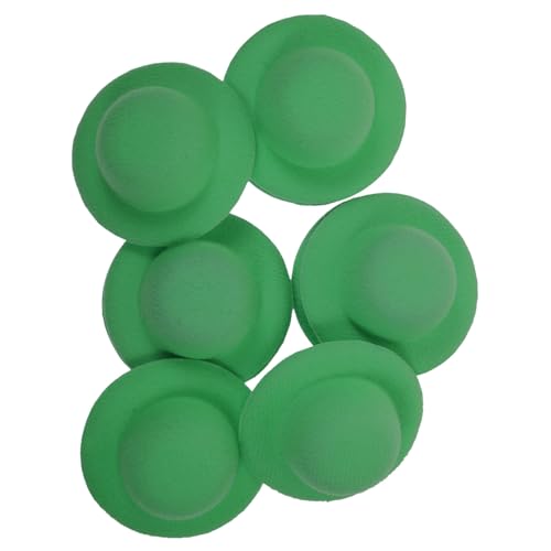 HEALSOPTHY 10Stücke Mini Puppenhüte aus Kleine Hüte für Puppen DIY Bastelzubehör Langlebige Hüte zur Dekoration von Sammelalben und Haarspangen für Kreative Projekte von HEALSOPTHY