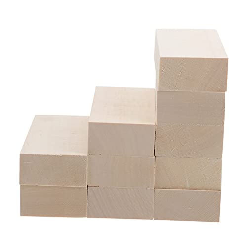 HEALSOPTHY 10Stücke Unbehandelte Holzblöcke für DIY Bastelprojekte Glatte Oberflächen für Schnitzarbeiten Basteln und Dekorieren Hochwertiges Naturholz Material HEALSOPTHY 10Stücke Unbehandelte Holzblöcke für DIY Bastelprojekte Glatte Oberflächen für Schnitzarbeiten Basteln und Dekorieren Hochwertiges Naturholz Material von HEALSOPTHY