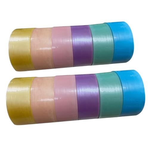 HEALSOPTHY 12 Rollen Bunte Seidige Sticky Ball Klebebänder Vielseitige DIY Klebebänder für Stressabbau Farbenfrohe Leichte Haftbänder HEALSOPTHY 12 Rollen Bunte Seidige Sticky Ball Klebebänder Vielseitige DIY Klebebänder für Stressabbau Farbenfrohe Leichte Haftbänder von HEALSOPTHY