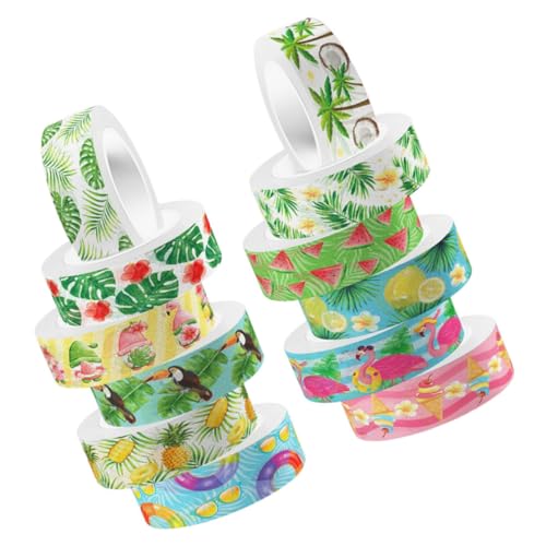HEALSOPTHY 12 Rollen Grünes Washi Tape Selbstklebend Dekorativ Transparent Klebeband für DIY Scrapbooking Tagebuch Geschenkverpackung Bastelbedarf ohne Rückstände HEALSOPTHY 12 Rollen Grünes Washi Tape Selbstklebend Dekorativ Transparent Klebeband für DIY Scrapbooking Tagebuch Geschenkverpackung Bastelbedarf ohne Rückstände von HEALSOPTHY