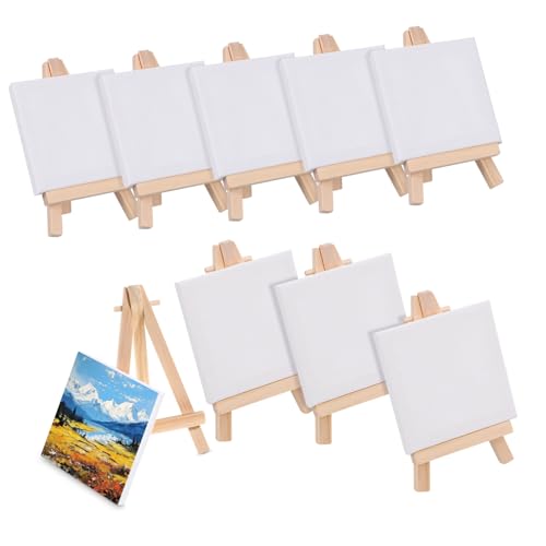 HEALSOPTHY 12 Sätze Mini Staffelei Set für Teiliges Holz Staffelei Set mit Leinwänden für Malerei Kunst und Bastelprojekte Fördert Kreativität und Manuelle Fähigkeiten HEALSOPTHY 12 Sätze Mini Staffelei Set für Teiliges Holz Staffelei Set mit Leinwänden für Malerei Kunst und Bastelprojekte Fördert Kreativität und Manuelle Fähigkeiten von HEALSOPTHY
