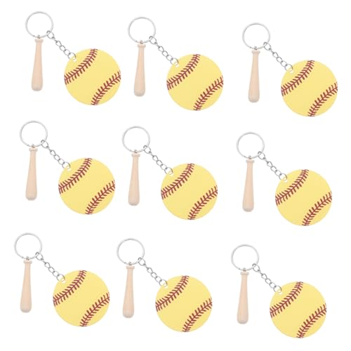 HEALSOPTHY 12 Sätze Teiliges DIY Baseball Schlüsselanhänger aus Acryl und Holz Kreative Sport themen Schlüsselring Anhänger Trendige Party Mitgebsel für Rucksack Tasche und Handtasche HEALSOPTHY 12 Sätze Teiliges DIY Baseball Schlüsselanhänger aus Acryl und Holz Kreative Sport themen Schlüsselring Anhänger Trendige Party Mitgebsel für Rucksack Tasche und Handtasche von HEALSOPTHY