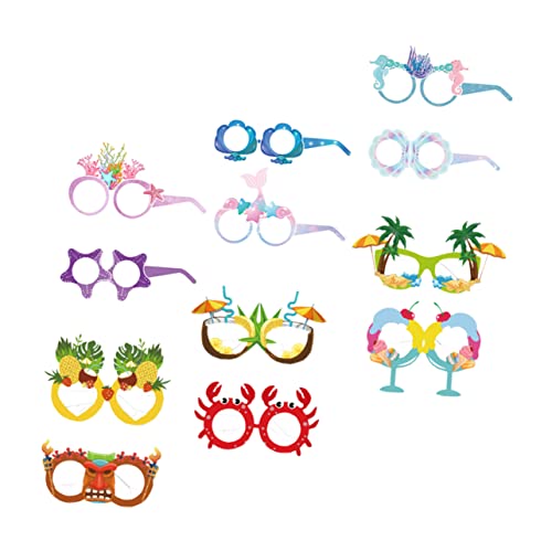 HEALSOPTHY 12 Stück Meerjungfrau Brille Mermaid Party Gefälligkeiten Meerjungfrau Party Dekoration Partydekorationen Für Kleine Meerjungfrauen Festival Sonnenbrille Party Sonnenbrille Papier von HEALSOPTHY