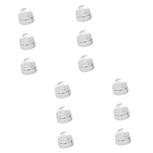 HEALSOPTHY 12 Stück Ohrstecker Rückseiten Sichere Ohrring Verschlüsse Langlebige Ohrstöpsel für Diy Ohrringe Elegantes Design für Verschiedene Ohrschmuck Styles von HEALSOPTHY