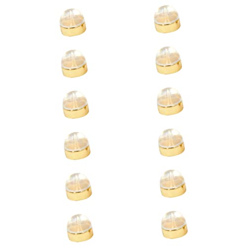 HEALSOPTHY 12 Stück Ohrstecker Sicherheitsverschlüsse Ohrstöpsel für Ohrringe Sicherer Halt für Studs Kompatibel mit Verschiedenen Designs für Männer und Frauen von HEALSOPTHY