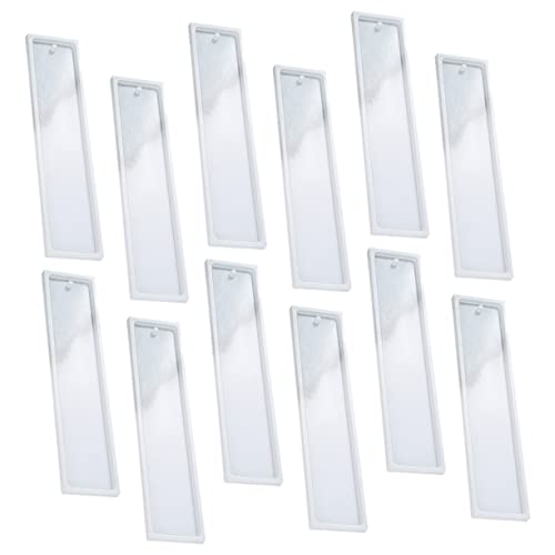 HEALSOPTHY 12 Stück Silikonform für Lesezeichen Kreative DIY Gießform für Schmuck und Dekoration Flexibel und Leicht zu Reinigen für Handwerksliebhaber HEALSOPTHY 12 Stück Silikonform für Lesezeichen Kreative DIY Gießform für Schmuck und Dekoration Flexibel und Leicht zu Reinigen für Handwerksliebhaber von HEALSOPTHY