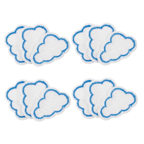 HEALSOPTHY 12 Stück Teiliges Aufbügelbare Wolken Patches Bestickte Bügelflicken für Kleidung Jeans Rucksäcke Hüte DIY Textil Applikationen Dekoration Langlebig und Vielseitig HEALSOPTHY 12 Stück Teiliges Aufbügelbare Wolken Patches Bestickte Bügelflicken für Kleidung Jeans Rucksäcke Hüte DIY Textil Applikationen Dekoration Langlebig und Vielseitig von HEALSOPTHY