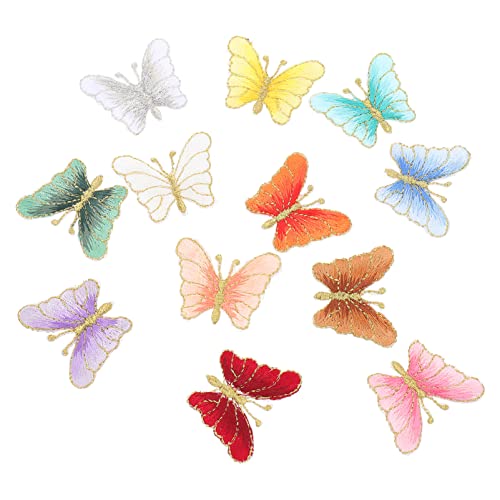 HEALSOPTHY 12 Stück Teiliges Bestickte Schmetterlings Patches für Kleidung Dekoration Diy Aufnäher Tierdesign Vielseitig Einsetzbar für Taschen Jacken und Mehr Hochwertiges HEALSOPTHY 12 Stück Teiliges Bestickte Schmetterlings Patches für Kleidung Dekoration Diy Aufnäher Tierdesign Vielseitig Einsetzbar für Taschen Jacken und Mehr Hochwertiges von HEALSOPTHY