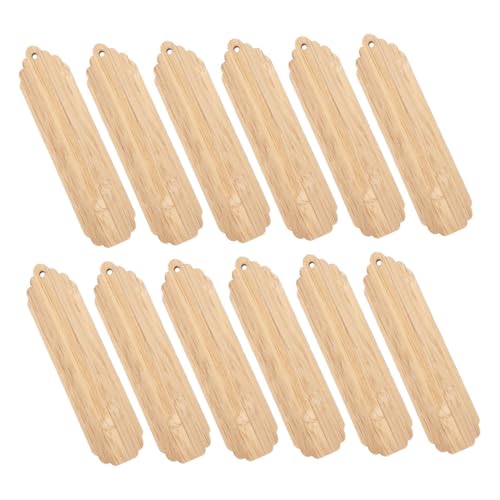 HEALSOPTHY 12 Stück Teiliges Blanko Holz lesezeichen aus Hochwertigem Holz für DIY Bastelprojekte Personalisierbar durch Gravur Bemalung und Verzierung Geschenkidee für Hochzeit Party und HEALSOPTHY 12 Stück Teiliges Blanko Holz lesezeichen aus Hochwertigem Holz für DIY Bastelprojekte Personalisierbar durch Gravur Bemalung und Verzierung Geschenkidee für Hochzeit Party und von HEALSOPTHY