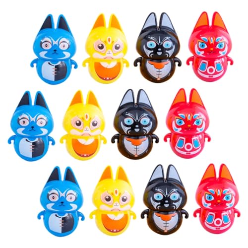 HEALSOPTHY 12 Stück Teiliges Bunte Beijing Opera Katzen Wackelpuppen für Cartoonartige Stabile Kippfiguren mit Lebhaften Farben Pädagogisch Nützlich und Sicher für Kleinkinder HEALSOPTHY 12 Stück Teiliges Bunte Beijing Opera Katzen Wackelpuppen für Cartoonartige Stabile Kippfiguren mit Lebhaften Farben Pädagogisch Nützlich und Sicher für Kleinkinder von HEALSOPTHY