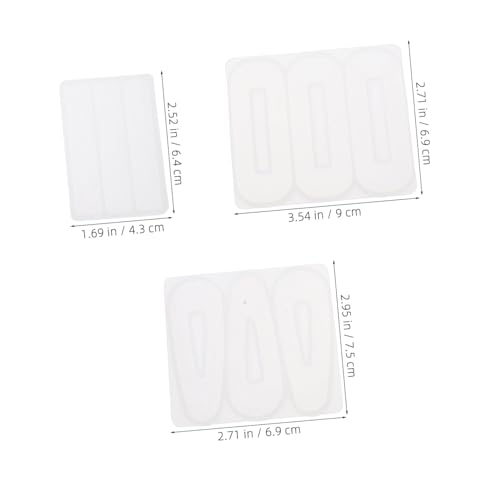 HEALSOPTHY 12 Stück Teiliges DIY Silikon Haarklammer Gießform Set Flexibel Reißfest Waschbar für Epoxidharz Schmuckherstellung Haarschmuck Basteln Inkl Silikonformen und Metallclips für HEALSOPTHY 12 Stück Teiliges DIY Silikon Haarklammer Gießform Set Flexibel Reißfest Waschbar für Epoxidharz Schmuckherstellung Haarschmuck Basteln Inkl Silikonformen und Metallclips für von HEALSOPTHY