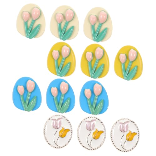 HEALSOPTHY 12 Stück Teiliges Kleine Bunte Metallknöpfe in Tulpenform Dekorative Nähknöpfe für DIY Bastelprojekte Kreative Stabile und Langlebige Knöpfe für Kleidung und Handarbeit HEALSOPTHY 12 Stück Teiliges Kleine Bunte Metallknöpfe in Tulpenform Dekorative Nähknöpfe für DIY Bastelprojekte Kreative Stabile und Langlebige Knöpfe für Kleidung und Handarbeit von HEALSOPTHY