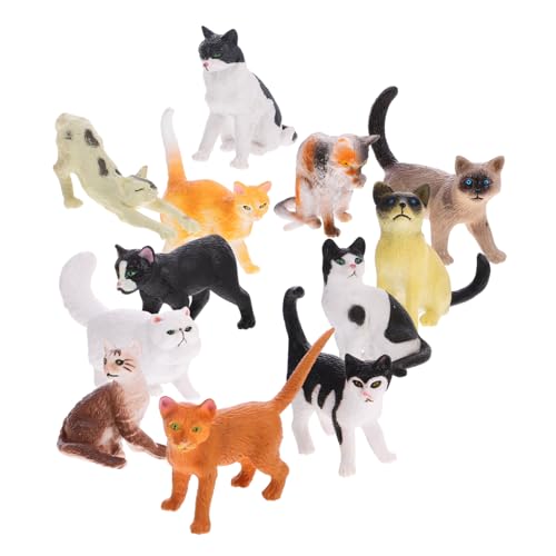 HEALSOPTHY 12 Stück Teiliges Mini Katzenfiguren Realistische Leichte Tischdekoration mit Robustem Material Niedliche Sammlerfiguren für Garten Balkon und zu Feiertagen und Besonderen HEALSOPTHY 12 Stück Teiliges Mini Katzenfiguren Realistische Leichte Tischdekoration mit Robustem Material Niedliche Sammlerfiguren für Garten Balkon und zu Feiertagen und Besonderen von HEALSOPTHY