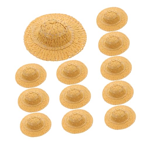 HEALSOPTHY 12 Stück Teiliges Mini Papierhüte Gewebte Kleine Hüte aus Papier Miniatur DIY Puppenhut Zubehör für Puppenhausdekoration und Bastelarbeiten HEALSOPTHY 12 Stück Teiliges Mini Papierhüte Gewebte Kleine Hüte aus Papier Miniatur DIY Puppenhut Zubehör für Puppenhausdekoration und Bastelarbeiten von HEALSOPTHY