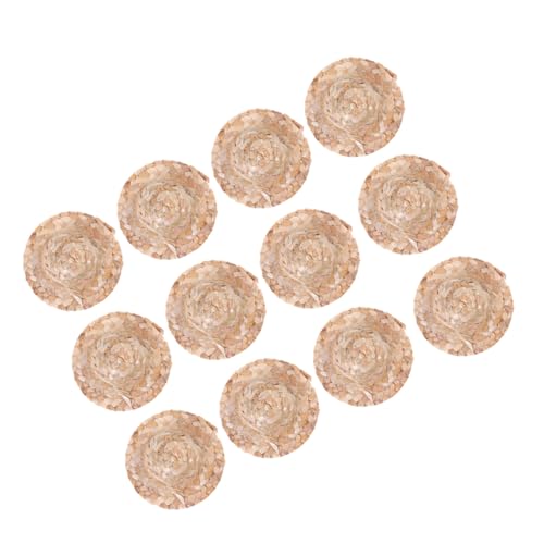 HEALSOPTHY 12 Stück Teiliges Mini Strohhüte Handgefertigt Gewebt DIY Puppenhut Kleine Kappen für Bastelprojekte und Puppendekoration HEALSOPTHY 12 Stück Teiliges Mini Strohhüte Handgefertigt Gewebt DIY Puppenhut Kleine Kappen für Bastelprojekte und Puppendekoration von HEALSOPTHY