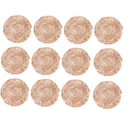 HEALSOPTHY 12 Stück Teiliges Mini Strohhüte Handgefertigt Gewebt Doll Cap Puppenhut DIY Bastelmaterial Für Puppen und Bären Dekoration HEALSOPTHY 12 Stück Teiliges Mini Strohhüte Handgefertigt Gewebt Doll Cap Puppenhut DIY Bastelmaterial Für Puppen und Bären Dekoration von HEALSOPTHY