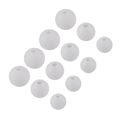 HEALSOPTHY 12 Stück Teiliges Silikon Gießformen Kugelförmig für Epoxidharz DIY Basteln Flexible Langlebige Silikonformen in Wiederverwendbar für Handarbeiten und Schmuckherstellung HEALSOPTHY 12 Stück Teiliges Silikon Gießformen Kugelförmig für Epoxidharz DIY Basteln Flexible Langlebige Silikonformen in Wiederverwendbar für Handarbeiten und Schmuckherstellung von HEALSOPTHY