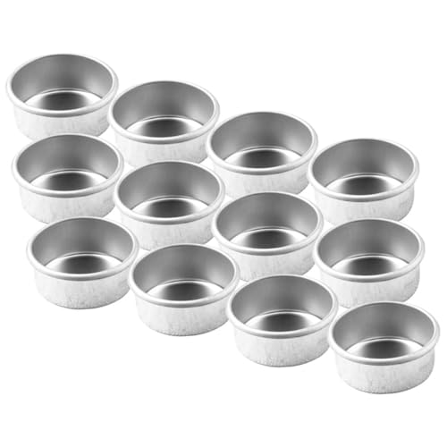 HEALSOPTHY 12 Stück Teiliges Teelicht Robustem Runde Kerzenteller im Retro design Vielseitige Kerzenhalter für DIY kerzenherstellung Dekorative Kerzenschalen für Zuhause und Party HEALSOPTHY 12 Stück Teiliges Teelicht Robustem Runde Kerzenteller im Retro design Vielseitige Kerzenhalter für DIY kerzenherstellung Dekorative Kerzenschalen für Zuhause und Party von HEALSOPTHY