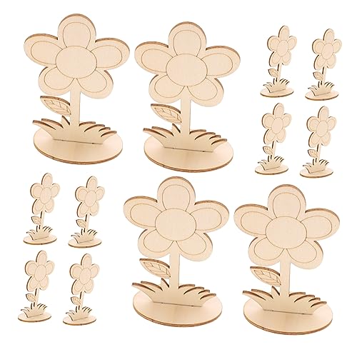 HEALSOPTHY 12 Stück Teiliges Unbemalte Holzblumen Bastelornamente aus Naturbelassenem Holz Glatte Oberfläche Leicht zu Bemalen für DIY Malerei Raumdekoration und Kreative Handwerksprojekte HEALSOPTHY 12 Stück Teiliges Unbemalte Holzblumen Bastelornamente aus Naturbelassenem Holz Glatte Oberfläche Leicht zu Bemalen für DIY Malerei Raumdekoration und Kreative Handwerksprojekte von HEALSOPTHY