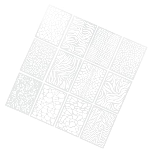 HEALSOPTHY 12 Stück Teiliges Wiederverwendbares Schablonen Leoparden Schlangenmustern Vielseitige DIY Malvorlagen für Wand Stoff Möbel und Bastelprojekte Robust und Einfach Anzuwenden HEALSOPTHY 12 Stück Teiliges Wiederverwendbares Schablonen Leoparden Schlangenmustern Vielseitige DIY Malvorlagen für Wand Stoff Möbel und Bastelprojekte Robust und Einfach Anzuwenden von HEALSOPTHY