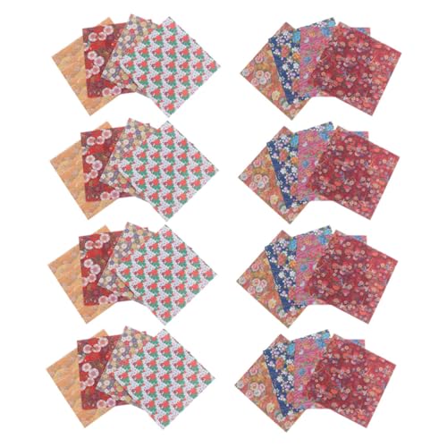 HEALSOPTHY 120 Blatt Doppelseitiges Origami bastelpapier Quadratisch DIY Faltpapier mit Floralen Mustern Dickes Handwerkspapier für Erwachsene Á von HEALSOPTHY