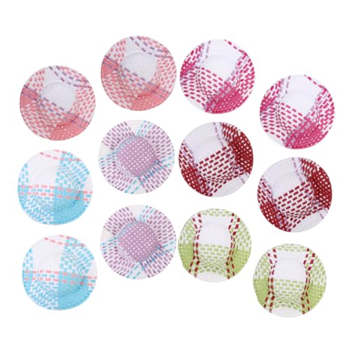 HEALSOPTHY 12stücke Miniatur Hüte Mini Hüte Mini Gewebte Puppenhüte DIY Gewebte Handwerk HEALSOPTHY 12stücke Miniatur Hüte Mini Hüte Mini Gewebte Puppenhüte DIY Gewebte Handwerk von HEALSOPTHY