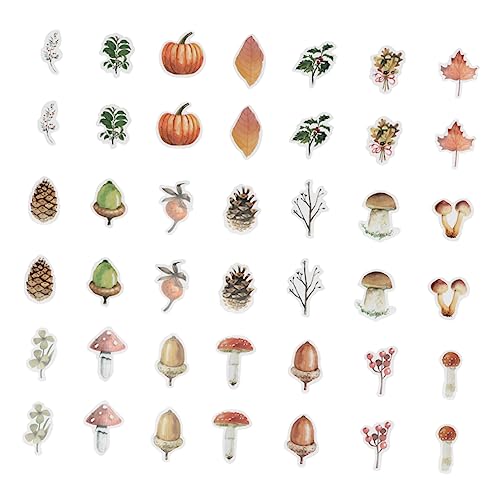 HEALSOPTHY 138 Stück Teiliges Selbstklebende Sealing Sticker mit Wald Themen Motiven Bunte Fenster und Planer Aufkleber Herbstliche Deko für Schule Möbel Laptop Türen Vielseitig und von HEALSOPTHY