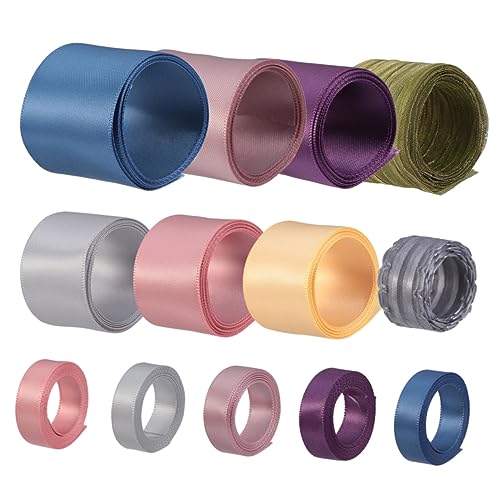 HEALSOPTHY 13Stücke Teiliges DIY Stoffband Set für Haarschmuck Handgefertigte Bänder zur Hochzeitsdekoration Vielseitig Einsetzbar für Haarschleifen und Festtagsaccessoires Eleganten Farben HEALSOPTHY 13Stücke Teiliges DIY Stoffband Set für Haarschmuck Handgefertigte Bänder zur Hochzeitsdekoration Vielseitig Einsetzbar für Haarschleifen und Festtagsaccessoires Eleganten Farben von HEALSOPTHY