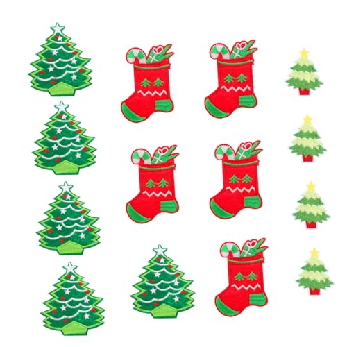 HEALSOPTHY 14 Stück Teiliges Weihnachts Applikationen Bestickte Patch Sticker für Kleidung Langlebige DIY Aufnäher zum Aufbügeln Kreative Cartoon Motive für Festliche Dekoration bei HEALSOPTHY 14 Stück Teiliges Weihnachts Applikationen Bestickte Patch Sticker für Kleidung Langlebige DIY Aufnäher zum Aufbügeln Kreative Cartoon Motive für Festliche Dekoration bei von HEALSOPTHY