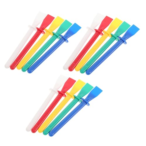 HEALSOPTHY 15 Stück Teiliges Set Lederhandwerk Klebstoff Verteiler Spatel Langlebige Ergonomische Abstreicher für DIY Bastelprojekte Vielseitig Einsetzbar Wiederverwendbar Komfortabel zu von HEALSOPTHY
