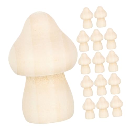 HEALSOPTHY 15 Stück Teiliges Unbemalter Holzpilz Dekorationen mit Glatten Kanten DIY Holzfiguren für Kreative Kinderbastelei Kompakte Tischdekorationen und Geschenkideen für Party und Zuhause HEALSOPTHY 15 Stück Teiliges Unbemalter Holzpilz Dekorationen mit Glatten Kanten DIY Holzfiguren für Kreative Kinderbastelei Kompakte Tischdekorationen und Geschenkideen für Party und Zuhause von HEALSOPTHY