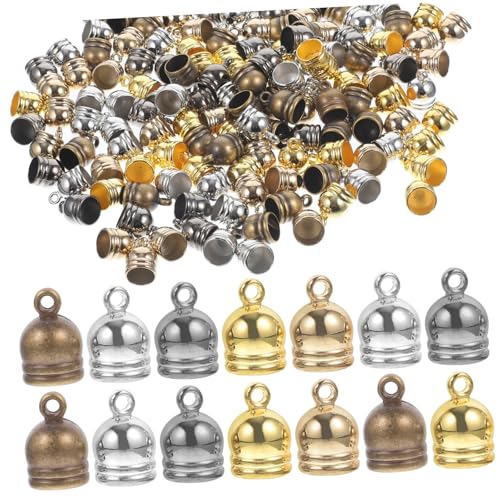 HEALSOPTHY 150 Stück Teiliges Tassel Endkappen für Schmuckherstellung Multifunktionale Schmuck Endstopper für Armbänder Halsketten und Ohrringe Kompatibel mit Stoffbändern Leicht und Kreativ HEALSOPTHY 150 Stück Teiliges Tassel Endkappen für Schmuckherstellung Multifunktionale Schmuck Endstopper für Armbänder Halsketten und Ohrringe Kompatibel mit Stoffbändern Leicht und Kreativ von HEALSOPTHY