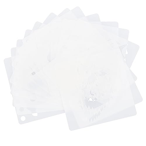 HEALSOPTHY 15Blätter Cartoon Tierschablonen Wiederverwendbare Schablonen für DIY Projekte Wanddekoration und Scrapbooking Kinderfreundlich und Langlebig von HEALSOPTHY
