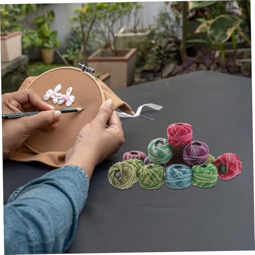 HEALSOPTHY 16 Rollen Teiliges Stickgarn Set aus Umweltfreundlicher Baumwolle pro Bunte Kreuzstichfäden für DIY Handarbeiten Basteln mit Kindern und Anfänger Vielseitiges Stickgarn für von HEALSOPTHY