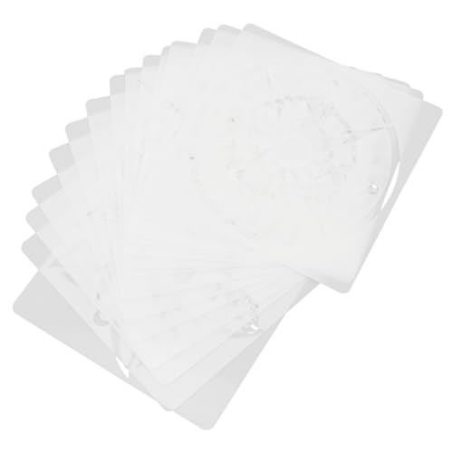 HEALSOPTHY 16 Teilige Sonnenblumen Ausschnitt Malvorlage DIY Bastelvorlagen DIY Zeichenvorlagen DIY Schablonen Zeichenschablonen Zeichenwerkzeug Blumen Hohlschablonen Weiß Das von HEALSOPTHY
