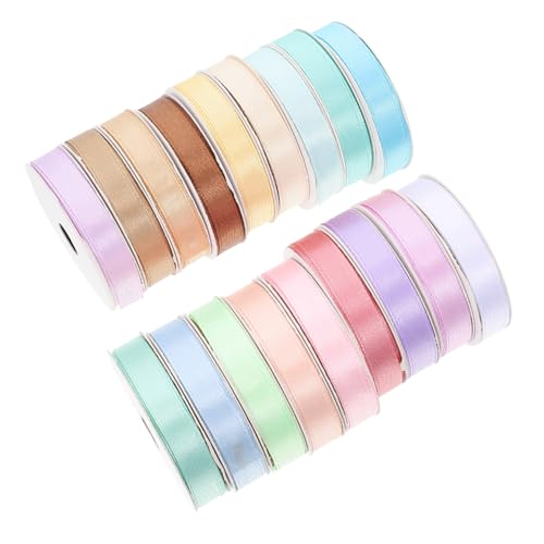 HEALSOPTHY 18 Rollen Geschenkbänder Dekorative Diy Ribbons für Hochzeiten Partys und Bastelprojekte pro Zufällige Farben für Verpackungen und Dekorationen Zufällige Farbe HEALSOPTHY 18 Rollen Geschenkbänder Dekorative Diy Ribbons für Hochzeiten Partys und Bastelprojekte pro Zufällige Farben für Verpackungen und Dekorationen Zufällige Farbe von HEALSOPTHY