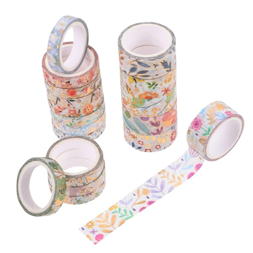 HEALSOPTHY 18 Rollen Washi-tape Klebeband Dekorationen Wickelband Klebstoff Dekorateur Party Maskierung Blumen Dekorativ Geburtstag Aufkleber Washi Tape Für Diy Washi Tape Abkleben Papier HEALSOPTHY 18 Rollen Washi-tape Klebeband Dekorationen Wickelband Klebstoff Dekorateur Party Maskierung Blumen Dekorativ Geburtstag Aufkleber Washi Tape Für Diy Washi Tape Abkleben Papier von HEALSOPTHY