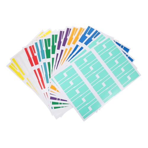 HEALSOPTHY 18 Stück Teiliges Kabelbeschriftungsset Selbstklebend Wasserfeste Reißfeste Kabelmarkierer in Farben Hitzebeständige Kabelmanagement Etiketten für Präzise Drahtidentifikation und HEALSOPTHY 18 Stück Teiliges Kabelbeschriftungsset Selbstklebend Wasserfeste Reißfeste Kabelmarkierer in Farben Hitzebeständige Kabelmanagement Etiketten für Präzise Drahtidentifikation und von HEALSOPTHY