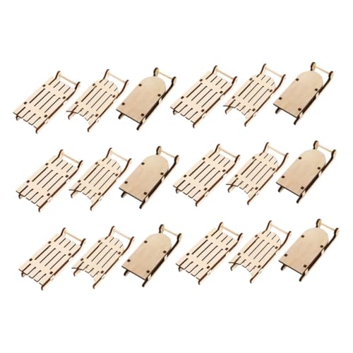 HEALSOPTHY 18 Stück Teiliges Miniatur Holzschlitten Unbehandelt zum Basteln Weihnachtsschmuck für Weihnachtsbaum Hochzeit Deko DIY Festliche Tischdeko HEALSOPTHY 18 Stück Teiliges Miniatur Holzschlitten Unbehandelt zum Basteln Weihnachtsschmuck für Weihnachtsbaum Hochzeit Deko DIY Festliche Tischdeko von HEALSOPTHY