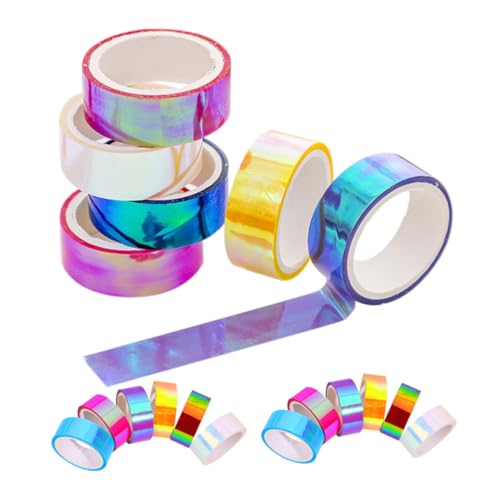 HEALSOPTHY 18 Stück Teiliges Washi Tape Farbverlauf Bunt Dekoratives Klebeband Für Scrapbooking Journal Planer DIY Kreative Bastelprojekte von HEALSOPTHY