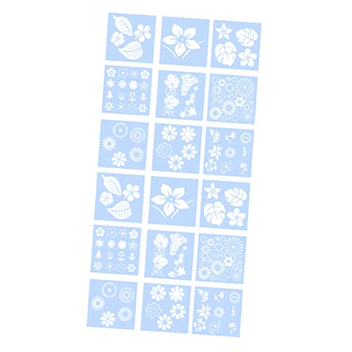 HEALSOPTHY 18 Stück Vorlage für Blumenausschnitte schablonen set schablonen für stoffmalerei Schablonen für Wanddekoration Blumenvorlagen Schablone Handwerksvorlage das Haustier Weiß HEALSOPTHY 18 Stück Vorlage für Blumenausschnitte schablonen set schablonen für stoffmalerei Schablonen für Wanddekoration Blumenvorlagen Schablone Handwerksvorlage das Haustier Weiß von HEALSOPTHY