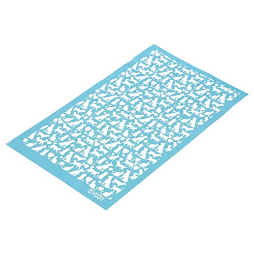 HEALSOPTHY 1Blatt Polymer Tonschablone mit Herz und Tiermotiven Seidenbildschirmvorlage für DIY Handwerksprojekte für Schmuck und Partydekorationen HEALSOPTHY 1Blatt Polymer Tonschablone mit Herz und Tiermotiven Seidenbildschirmvorlage für DIY Handwerksprojekte für Schmuck und Partydekorationen von HEALSOPTHY